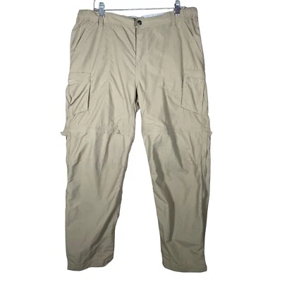 REI Convertible Cargo Pants Women's 16 Sahara Zip Off Nylon UPF Outdoor Hiking - Image 1 of 4