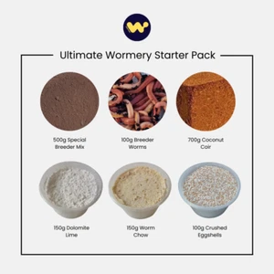 Ultimate Wormery Starter Pack: Beginner's Bundle for Worm Composting - Picture 1 of 1