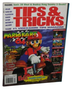 Tips & Tricks Video Game March 1997 Magazine Book - (Mario Kart 64 Cover) - Picture 1 of 6