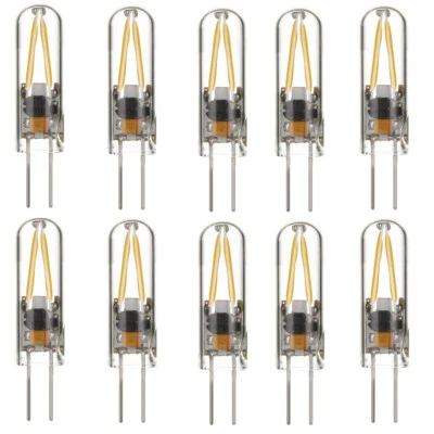 10Pcs Mini 3W G4 COB LED Filament Light Bulbs 12V Replace 15W Halogen Lamps RE - Image 1 of 4