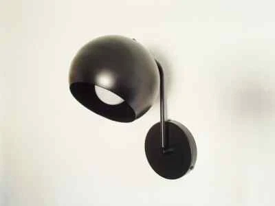 Aplique de pared moderno - Pantalla giratoria - Orbe - Foco - Aspecto vintage Foto 1 de 4