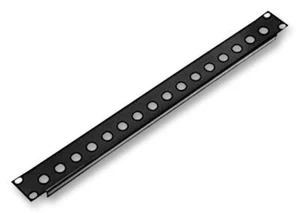 PENN ELCOM - 19" Rack Panel Punched for 16 Flat Bottom BNC - 1U - Picture 1 of 1