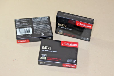 3 x imation DDS-5 DAT 72 4mm Band Data Cartridge Kassette 36/72 GB