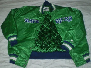 Dallas Mavericks Starter Satin Jacket Mens XL Luka Doncic Dirk Nowitzki Mavs 90s - Picture 1 of 5