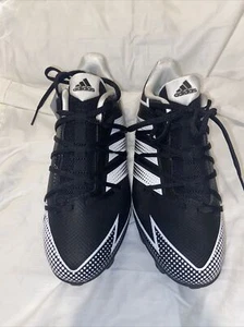 Adidas Afterburner 7 MD Cleats Black White Men’s Size 7 - Picture 1 of 9