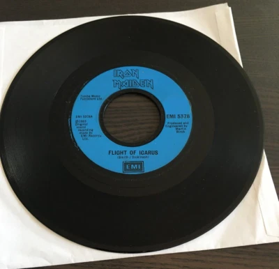 Iron Maiden Flight Of Icarus / I've Got the Fire 7" 45 Record UK 1983 Ships Free - Image 1 of 4