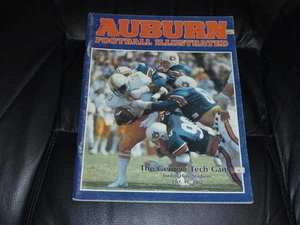 1982 GEORGIA TECH AT AUBURN COLLEGE FOOTBALL PROGRAM BO JACKSON EX PLUS - Picture 1 of 1