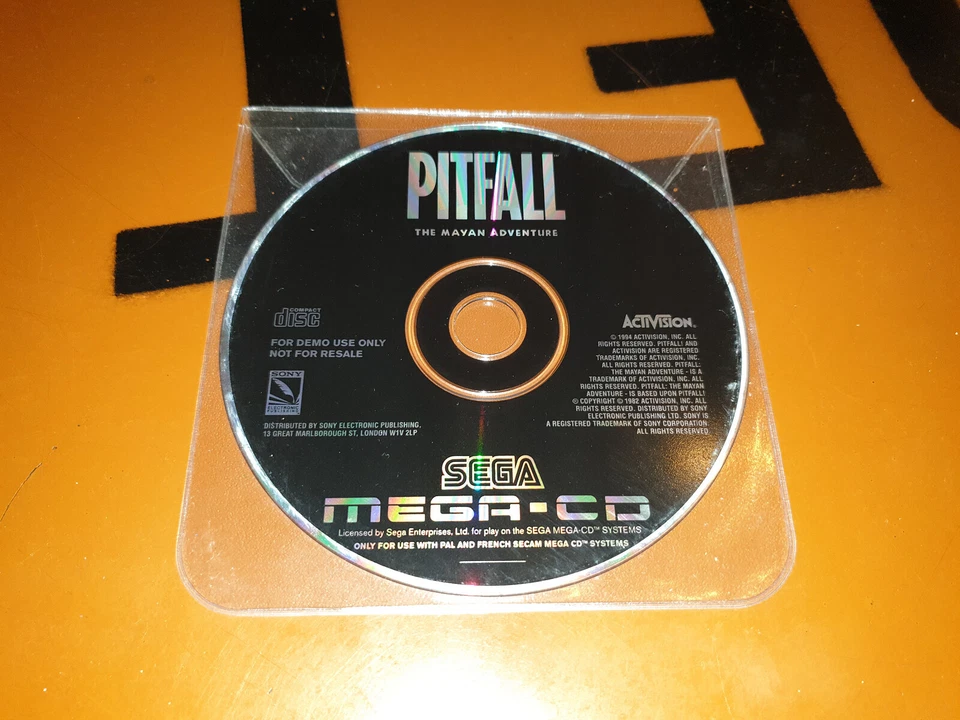 ## SEGA Mega-CD - Pitfall Demo Disc (nur die CD / ohne OVP / CD only) ## - Bild 1 von 1