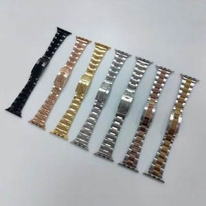 Oyster Watch Band For Iwatch 45mm 44mm 40mm 42mm 38mm Serise 7 6 SE 5 4 3 21 - Picture 1 of 13