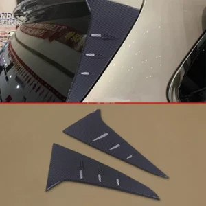 For Toyota Sienna 2021-2023 Carbon Fiber Rear Door Spoiler Wing Cover Trims - Picture 1 of 6