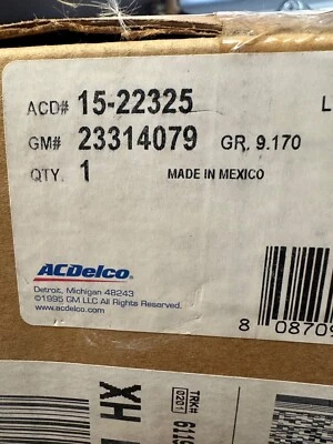 A/C Compressor-LT, VIN: 3, Eng Code: LFX ACDelco GM Original Equipment 15-22325 - Image 1 of 2