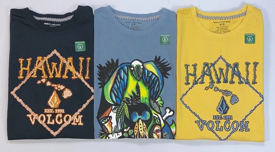 Men's Volcom Modern Fit Krest Hawaii Organic Cotton T-Shirt - Image 1 of 1