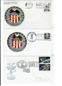Apollo 16 WASHINGTON DC April 1972 Tracking Station+ 6 Space Covers !! - Picture 1 of 2