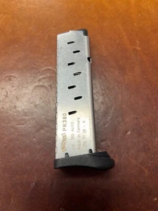 Walther Factory Magazine fits PK380 Pistols 8 shot .380 ACP 505600 Finger Rest - Picture 1 of 4