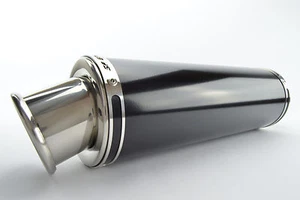Yamaha FZR600R 94-96 SP Engineering Satin Black Round Big Bore XLS Exhaust - Picture 1 of 4