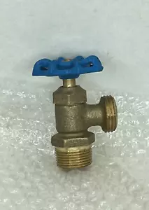QTY (25) AMERICAN VALVE MALE 3/4" NPT X GARDEN HOSE ANGLE BOILER DRAIN BRASS - Picture 1 of 4