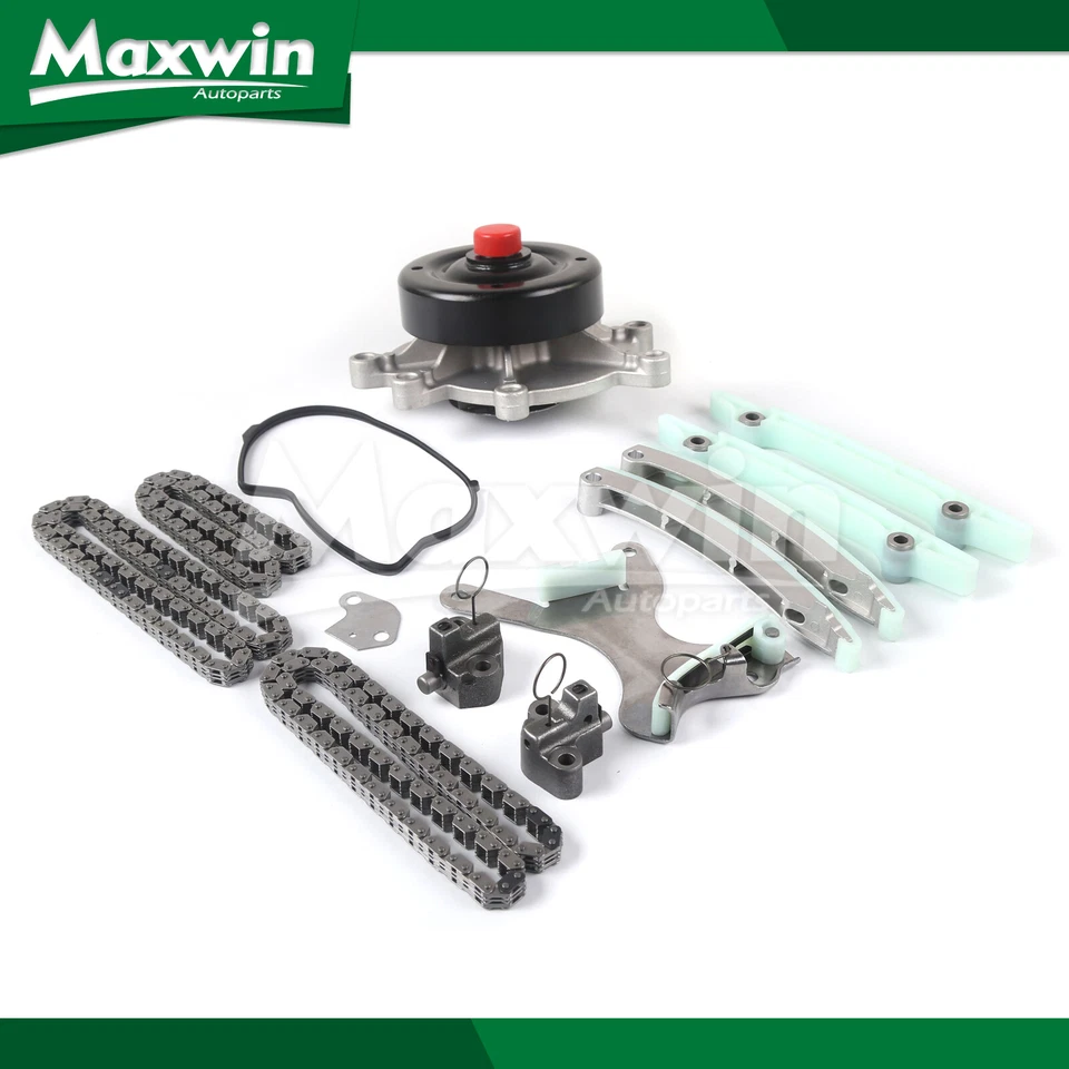 Kit de corrente de distribuição bomba de água ajuste 99-08 Dodge Dakota Durango Jeep 4.7L sem engrenagens - Imagem 1 de 4