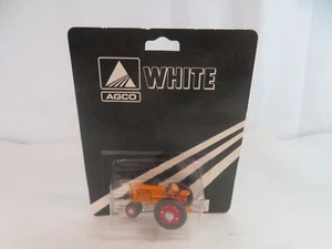 1/64th Scale White Tractor Die-cast Scale Models Agco Orange - Picture 1 of 6