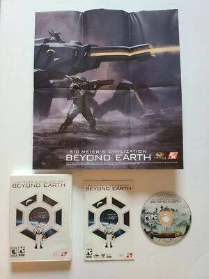 Civilization: Beyond Earth Game (PC, 2014) 100% Complete Poster Manual - Image 1 of 4