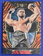 Austin Theory 2023 Panini Select WWE CONCOURSE LEVEL TIGER PRIZM SP/SSP Card #56