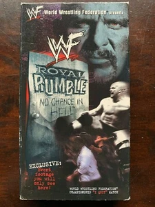 WWF Royal Rumble NO CHANCE IN HELL 1999 Wresting Match - Stone Cold The Rock - Picture 1 of 3