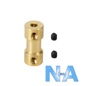 Motorkupplung Messing 6 mm 5 mm 4 mm 3,17 mm 3 mm 2,3 mm 2 mm Strahlpumpe Boot - Bild 1 von 5