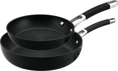 2pcs Black Non Stick Frying Pan Set – 20cm & 28cm Induction Dishwasher Safe - Image 1 of 4
