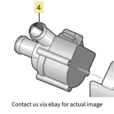 Bomba de agua auxiliar Audi A4/A5/A6/A7/A8 Q5 Quattro 2008-2018 usada OEM 06D121601 Foto 1 de 4
