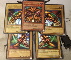 Yugioh: Exodia The Forbidden One - Full 5 Card Set - LOB - Ultra Rare - Played - Picture 1 of 2