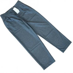 New Mango Recycled Eco Friend Pin Stripe Grey Loose Fit Trousers UK 10 - Picture 1 of 6