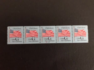 U.S. Stamps, Scott # 2888, PNC5 # S111111, (25c) "G" Blue Contingency, MNH - Picture 1 of 2