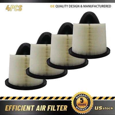 4x Filtro de aire del motor para Ford E-150 E-250 E-350 F-150 F-250 F-350 Super Duty F53 Foto 1 de 4