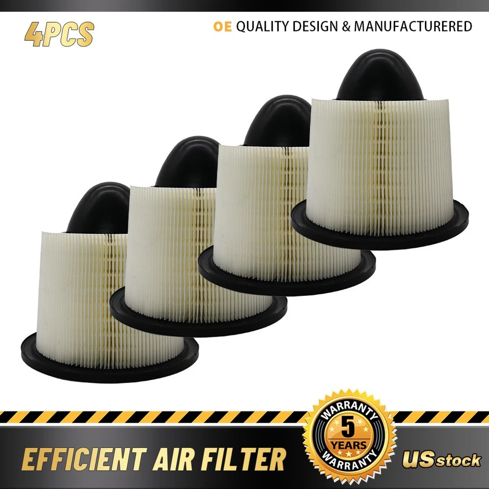 4x Filtro de aire del motor para Ford E-150 E-250 E-350 F-150 F-250 F-350 Super Duty F53 Foto 1 de 4