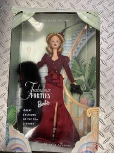 Vintage Barbie Fabulous Forties 40s Fashions of the 20th Century 1999 22162 NRFB - Foto 1 di 8