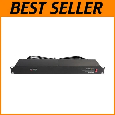 1U Horizontal PDU with 8 Outlets & Built-in Surge Protection for Server Racks - Image 1 of 4