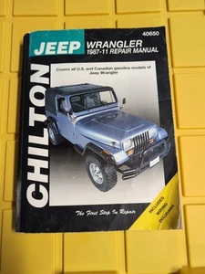 Chilton Jeep Wrangler 1987-2011 manual de reparación 40650 - Imagen 1 de 1