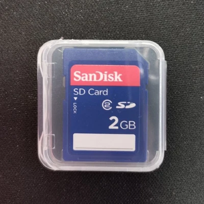 Sandisk 2GB SD Card Class 2 SD Secure Digital Flash Memory Card Genuine - Image 1 of 4