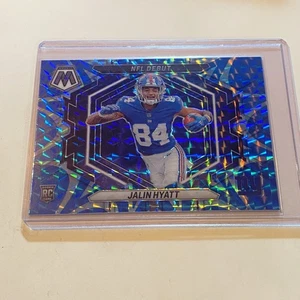 Tarjeta coleccionable Panini Mosaic Jalin Hyatt Reactive Blue Mosaic Prizm (RC) NFL 2023 - Imagen 1 de 1