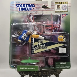 Banderín vintage 1999 alineación inicial Curtis Martin Pittsburgh Panthers NCAA - Imagen 1 de 4