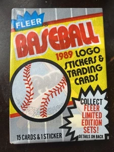1989 Fleer Baseball Wax Pack -Possible Ken Griffey Jr. Billy Ripken FF Error!! - Picture 1 of 2
