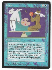 ►Magic-Style◄ MTG - Stasis - French Revised FBB - Played - Picture 1 of 2