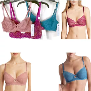 Calvin Klein Seductive Comfort Lace Underwire Bra Choose Color & Size QF1741 New - Picture 1 of 10