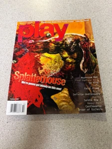 Play Magazine - October 2008 - splatterhouse WITH POSTER. CLEAN - Picture 1 of 5