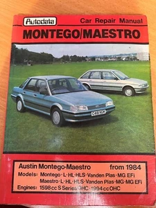 AUTODATA CAR REPAIR MANUAL AUSTIN MONTEGO/MAESTRO from 1984 - Picture 1 of 3