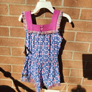 NWT MATILDA JANE Dream Chasers Rainbow Fringe Romper SIZE 4 girls READ - Picture 1 of 15