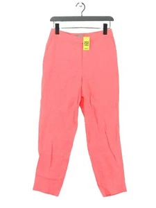 Jaeger Women's Suit Trousers UK 8 Pink 100% Linen Straight Dress Pants - Picture 1 of 5
