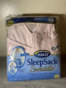 Halo Sleep Sack Swaddle Newborn Pink Stars Moon New Sealed - Picture 1 of 2