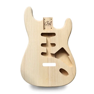 Stratocaster Guitar Body SSS – Unfinished – 2 Piece Ash - Picture 1 of 2