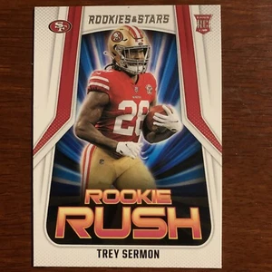 TREY Sermon RC 2021 ROOKIES & STARS ROOKIE RUSH RR-16 San Francisco 49ERS - Picture 1 of 2