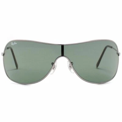 Nuevas gafas de sol Ray-Ban auténticas para hombre Gunmetal con lente verde RB3211 004/71 Foto 1 de 4
